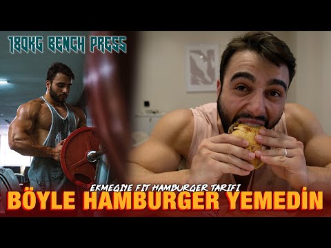 BÖYLE CHEAT MEAL GÖRMEDİNİZ | SERİ GÖĞÜS İDMANI | SAĞLIKLI HAMBURGER