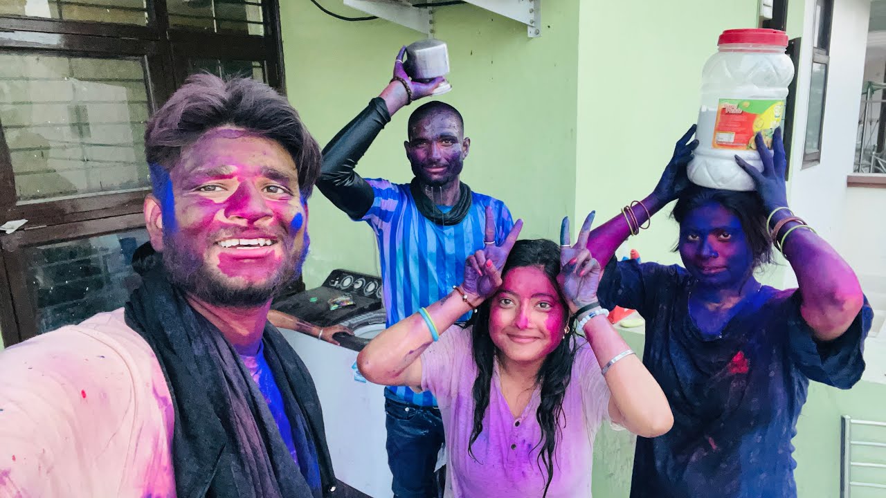 KICHAD S HOLI KHELI BHABHI NE 😂😂 PART -3