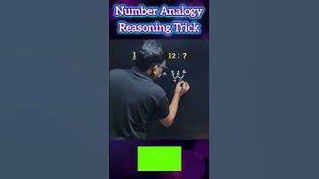 Number Analogy Reasoning🔥Reasoning Trick | Analogy Short Trick | #ssc #ssccgl #shorts #shortsfeed