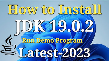 How to Install Java JDK 19.0.2 on Windows 11 [2023 in HINDI ] | Install & Run First  Java Program