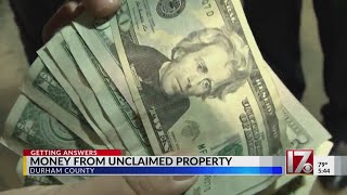 Durham County reclaiming missing money from unclaimed property