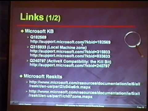 Black Hat USA 2004 - Managing MSIE Security in Corporate Networks by Creating Custom Internet Zones blackhat 2015