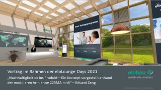 Webinar || Nachhaltigkeit bis ins Produkt - vorgestellt anhand der modularen Armelehne 225MA midi