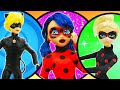 Miraculous Ladybug doll vs Barbie dolls. Dolls videos for kids.