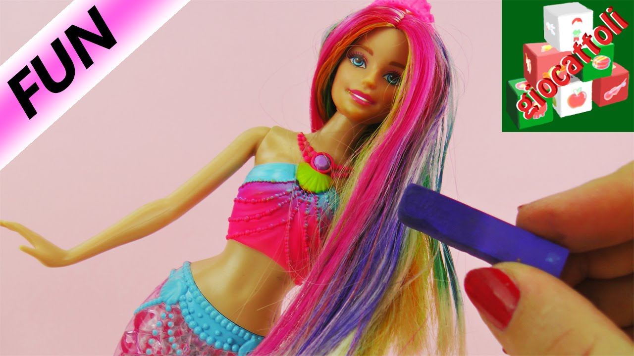 barbie sirena arcobaleno