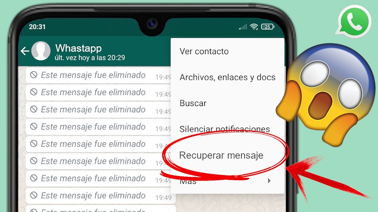 Como se puede recuperar un whatsapp borrado