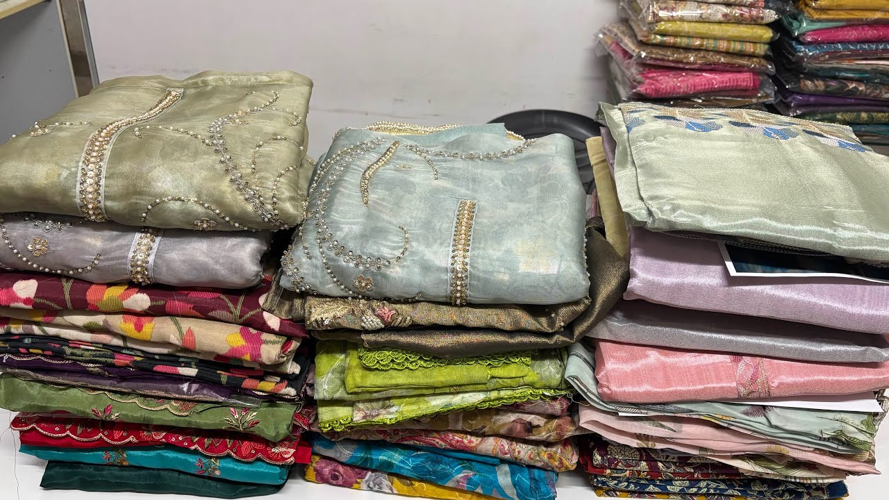 💕 Handwork party wear suits फैक्ट्री रेटों पर 💕 Gajji silk viral design || 9643808424 (24/2/26)