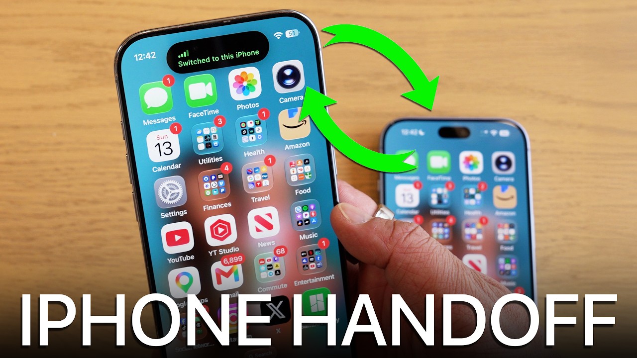 iPhone Handoff Is A Game Changer! - Switch Between Two iPhones Instantly!