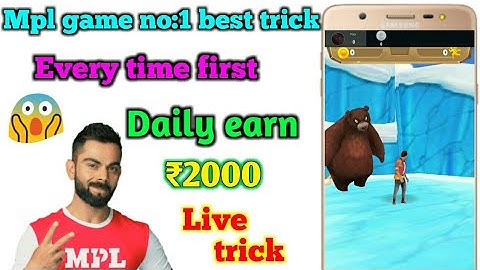 mpl runner no:1 game hack||only mobile trick practice and play win every game||full details in tamil