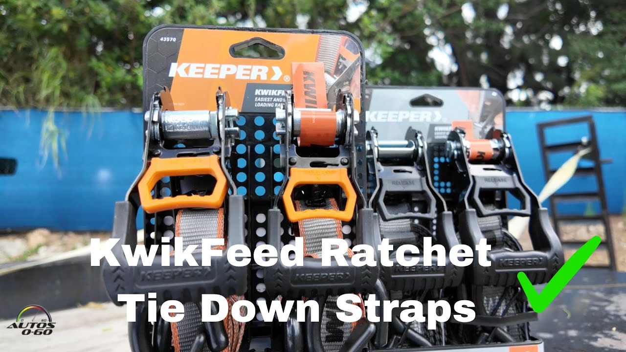 Reviews For Keeper KwikFeed Ratchet Tie Down Strap 16ft. X 1.25in. 1,000lbs. With Safety Clip (2