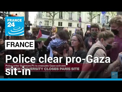 Police enter top Paris university to clear pro-Gaza sit-in 