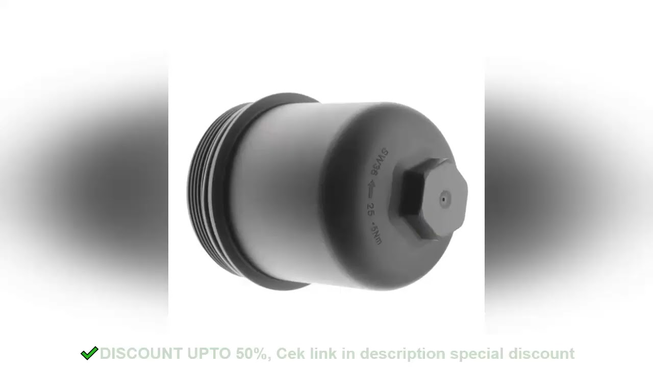 New Engine Oil Filter Housing Cover Cap With Filter Elements For Porsche Macan 3.6L 3.0L 2015-2018 9