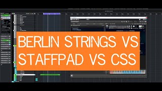 Berlin Strings DAW/Staffpad Vs Cinematic Studio Strings Comparison