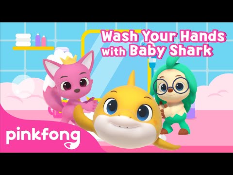 Wash Your Hands Dance with Baby Shark | Join #BabySharkHandWashChallenge | Pinkfong Songs for Kids