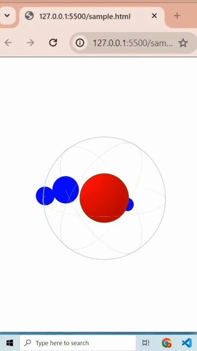 Create a Mesmerizing Animated Atom Orbit with HTML and CSS! #shorts # ...
