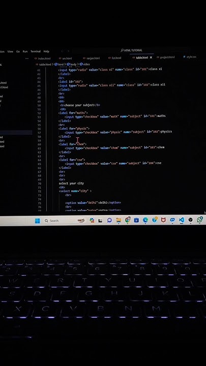 How to link JAVA SCRIPT file to HTML FILE IN 50 SEC 💯 #coding #css # ...