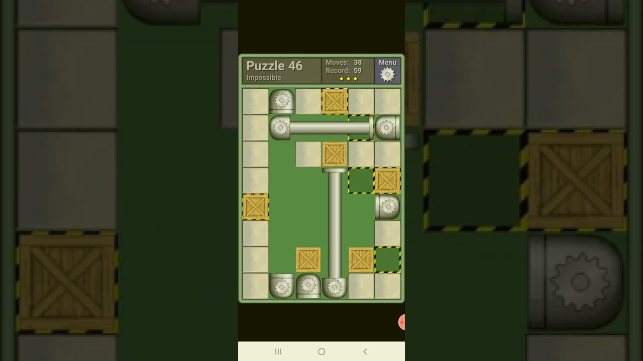 PUSHING MACHINE -- IMPOSSIBLE Puzzle 46 -- [59 moves] -- by qr637