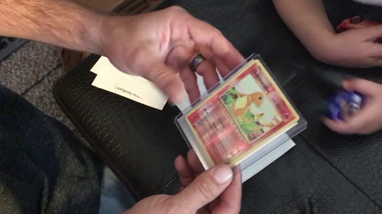 Pokémon Reverse Holo Charmander opening from eBay seller pwinglive17