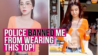 Thai Pancake Seller With Revealing Tops Ordered To Cover Up!