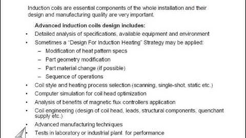 Advanced Induction Coil Design