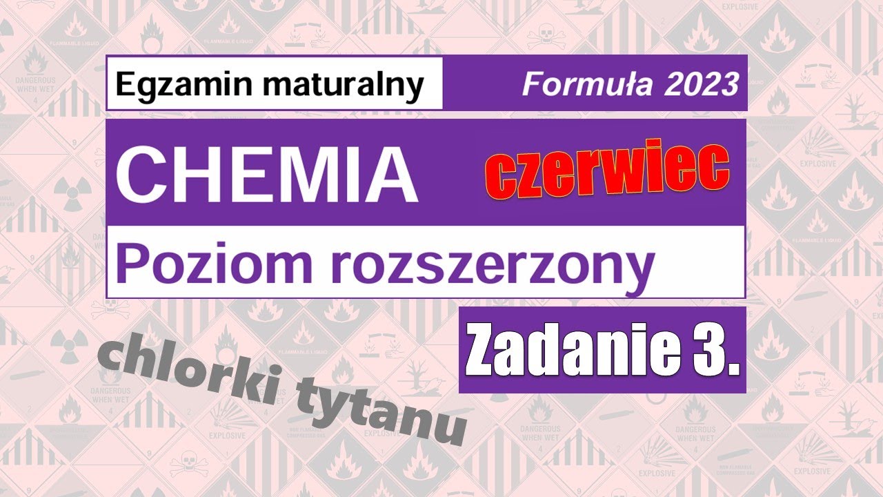Zadanie 3. MATURA chemia 2024 czerwiec (Formuła 2023) - YouTube