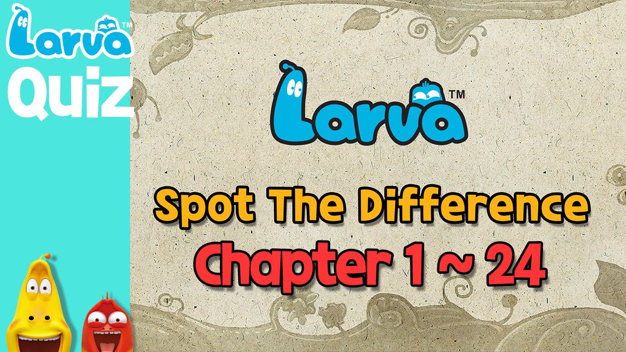 ⁣[Official] Spot the Difference 9 - LARVA QUIZ