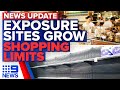 Sydney’s exposure sites list grows, supermarkets reinforce buying limits | 9 News Australia