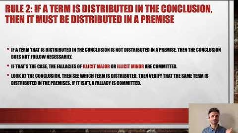 SYLLOGISTIC LOGIC  RULES AND FORMAL FALLACIES