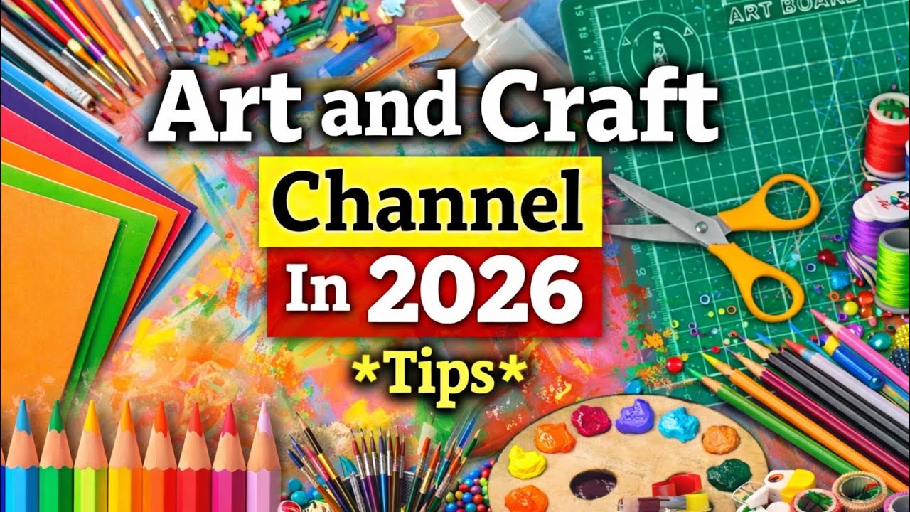 How to Start *Art & Craft* YouTube Channel in 2026 😱 | Beginner Tips ...