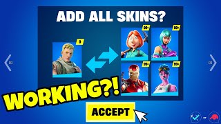 How to Get ALL SKINS for FREE! (RARE FORTNITE GLITCH Myths)