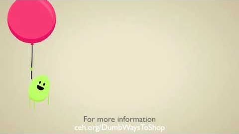 Reverse - Dumb Ways To Shop (Dumb Ways To Die Parody Video)