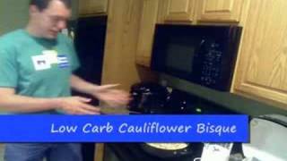 Atkins Diet Recipes: Low carb Cauliflower Bisque (IF)