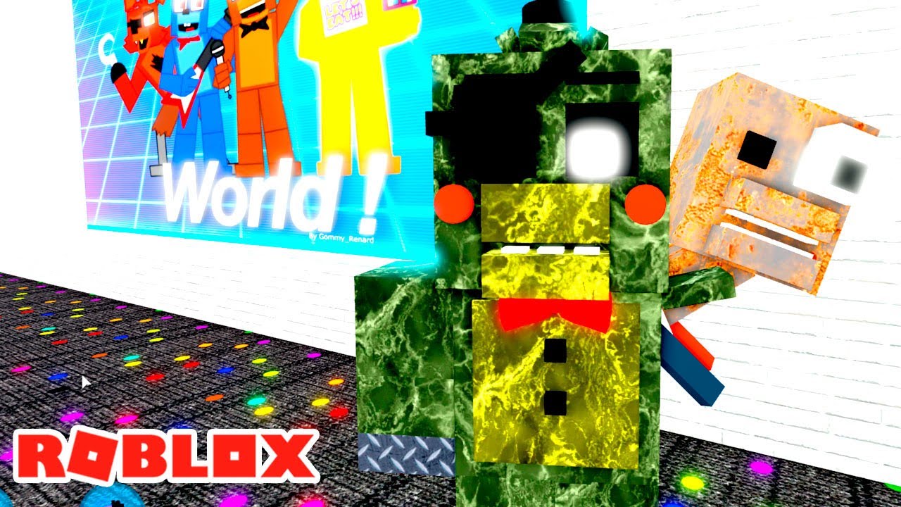 JUNTEI O WITHERED BONNIE + WITHERED FREDDY EM UM SÓ ANIMATRONIC no Roblox  Animatronic World 