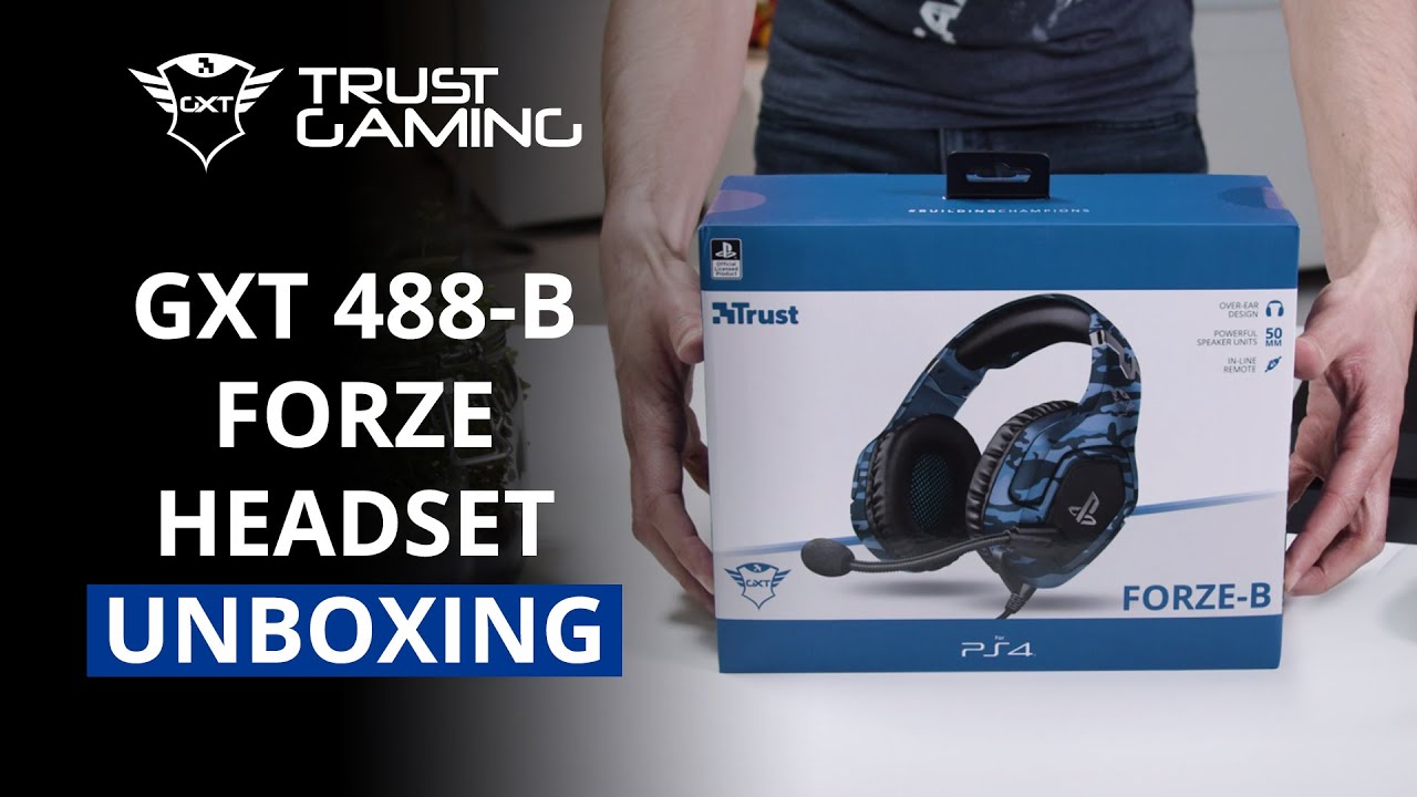 Unboxing The Gxt 4 Forze B Gaming Headset For Playstation 4 Youtube