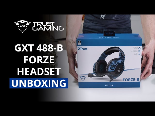 Unboxing the GXT 488 Forze-B Gaming Headset for PlayStation®4 - YouTube | Kopfhörer