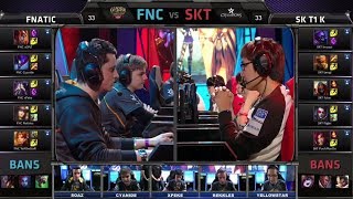 Fnatic vs SK Telecom T1 K | AllStar 2014 Invitational Group Stage Day 2 | FNC vs SKT T1 K