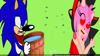 Oh No Sonic - Shadow Stole Amy's Love, Sonic Bodybuilder Proposes To Amy Rose - Love Story Animation