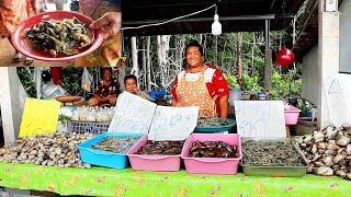 Real Street Food SHELLFISH at Surat Thani | กินสตรีทฟู้ดหอยใหญ่บ้านๆ สุราษฎร์ธานี