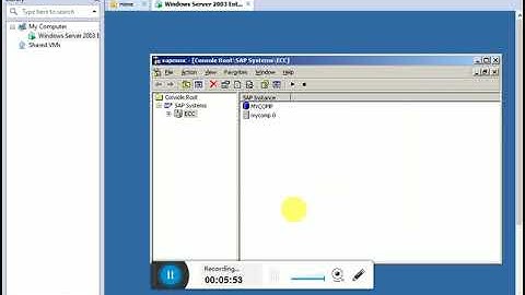 SAP  installation in vmware