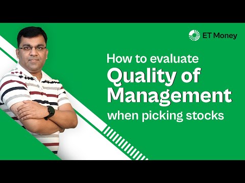 Evaluating Company's Management For Stock Buying | ET Money