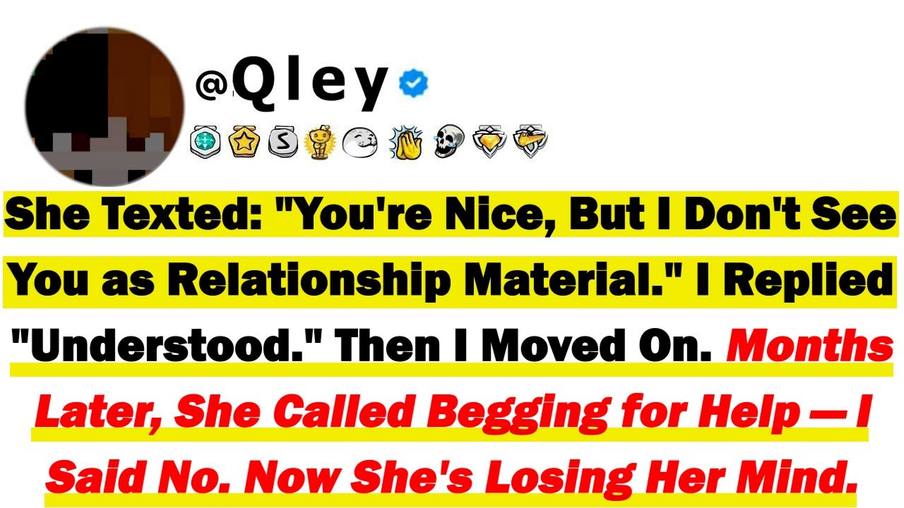 Она написала: «Ты хороший, но я не вижу тебя как человека, готового к отношениям». Я ответил: «По...