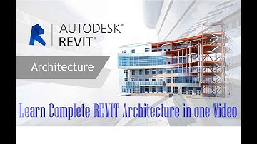 Introduction to Revit Architecture for beginners(Complete 1 hour tutorial)