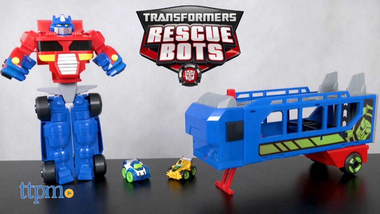 transformers rescue bots flip racers playset