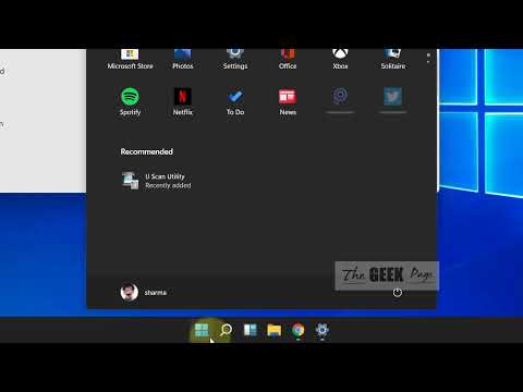 Enable / Disable Transparency in Start Menu & Taskbar of Windows PC