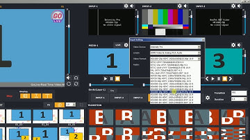 Demo Video Part 2   Live Input or Camera Input setting in GoLive Software