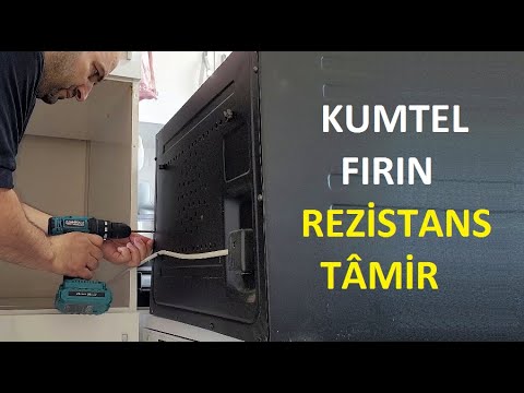 Ankastre gömme fırın rezistansı ızgarası nasıl tamir edilir yapılır?  Bim Kumtel luxell sigorta atma