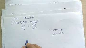 Class 10 maths Theorem 6.3 proof | Chapter 6 triangles | AAA criteria