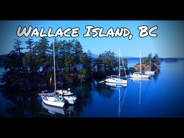 Anchoring at Wallace Island and another drone disaster
