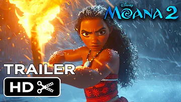 MOANA 2 (2024)  New Trailer | Dwayne Johnson Disney Animation Concept