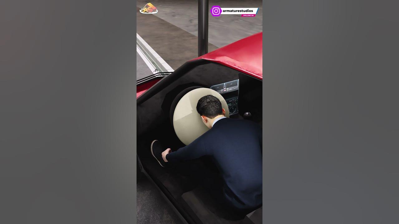 How Airbags Work? 3D Animation shorts YouTube